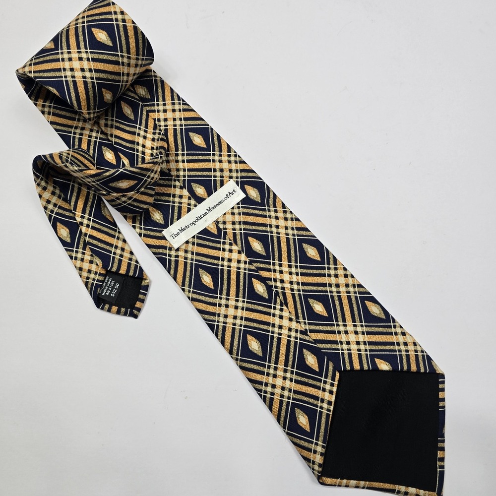 The Metropolitan Museum Of Art Men Tie Silk‎ 4in - Picture 3 of 3
